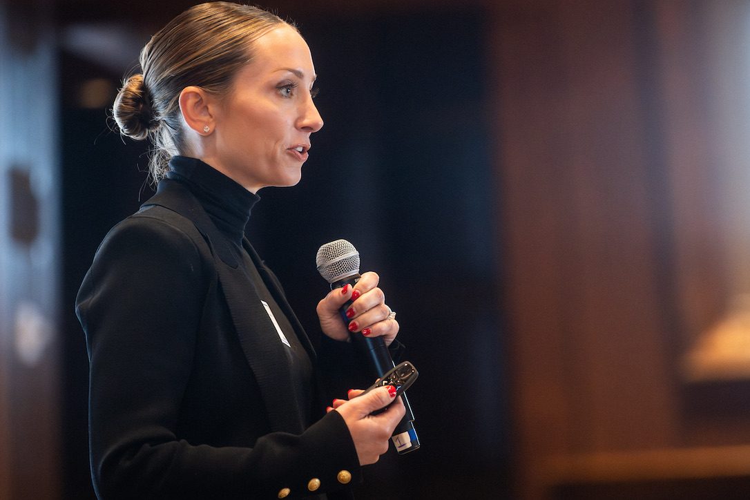 Allison Baum Gates speaking